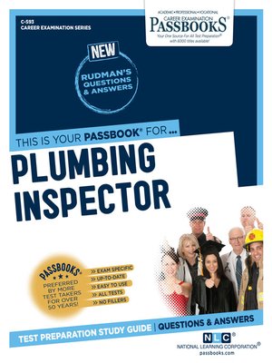 cover image of Plumbing Inspector